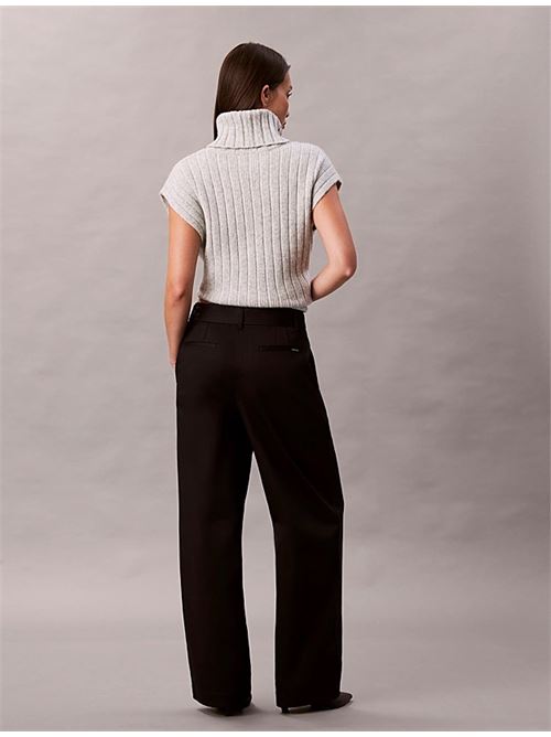 cotto twill belted trouser CALVIN KLEIN JEANS | LV044D639GUB1